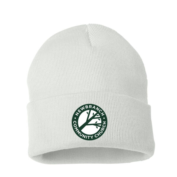 Sportsman 12" Solid Cuffed Beanie - Embroidered Logo Sportsman 12" Solid Cuffed Beanie - Embroidered Logo Thumbnail