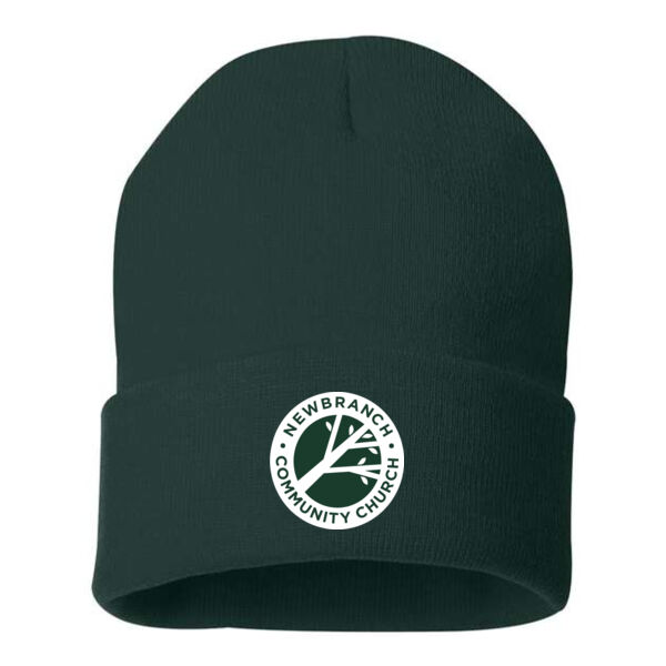 Sportsman 12" Solid Cuffed Beanie - Embroidered Logo Sportsman 12" Solid Cuffed Beanie - Embroidered Logo Thumbnail