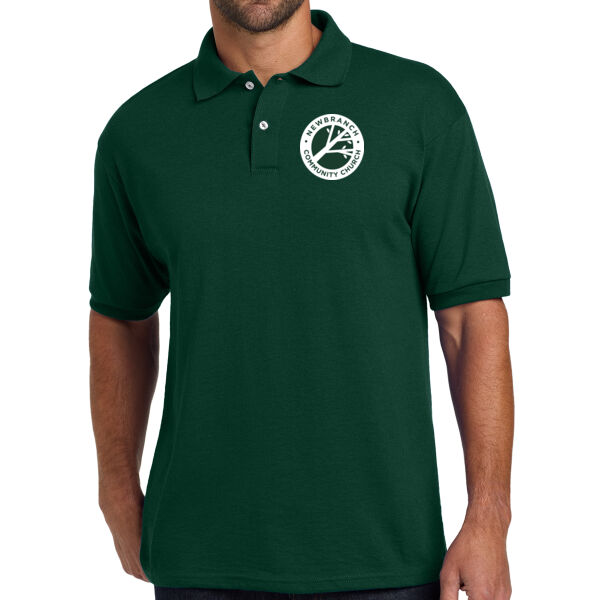 Hanes EcoSmart 5.2 Ounce Jersey Knit Sport Shirt - Embroidered Logo Hanes EcoSmart 5.2 Ounce Jersey Knit Sport Shirt - Embroidered Logo Thumbnail