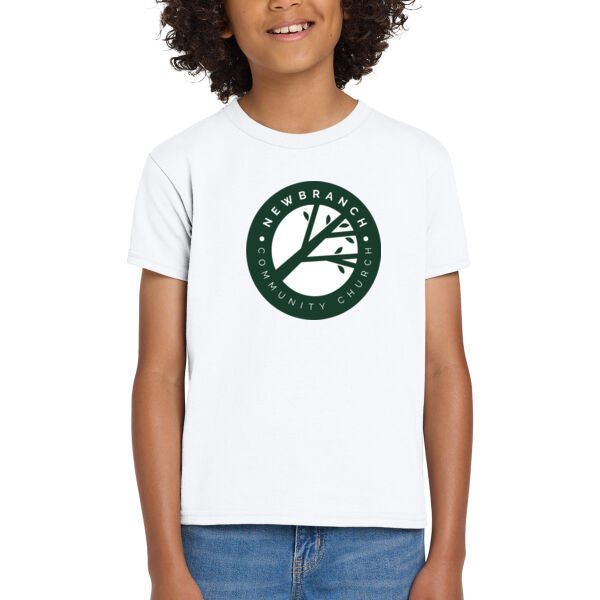 Gildan Youth DryBlend 50 Cotton/50 Poly Shirt - Printed Logo Gildan Youth DryBlend 50 Cotton/50 Poly Shirt - Printed Logo Thumbnail
