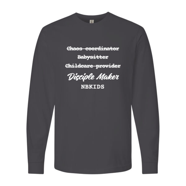 Tultex Unisex Fine Jersey Long Sleeve T Shirt - Printed Logo Thumbnail