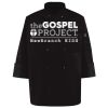 Ten Pearl Button Black Chef Coat Thumbnail