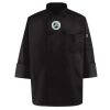 Black Knot Button Chef Coat Thumbnail