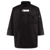 Black Knot Button Chef Coat Thumbnail