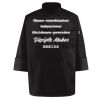 Black Knot Button Chef Coat Thumbnail